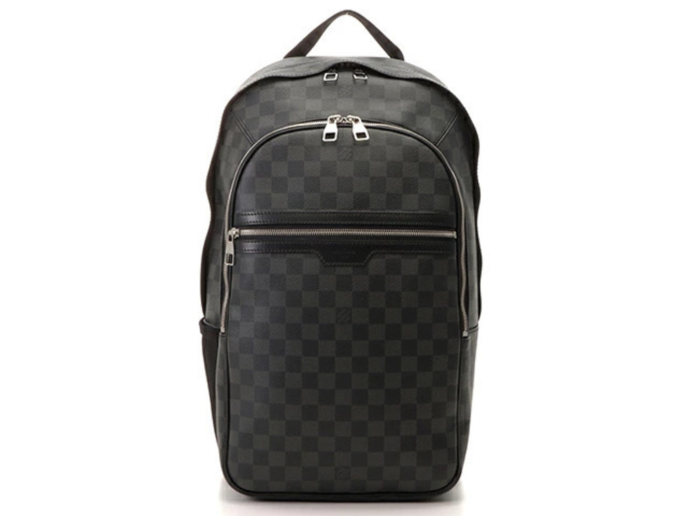 LOUIS VUITTON Michael Backpack Damier Graphite Black